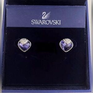 Swarovski oceanic heart Earrings